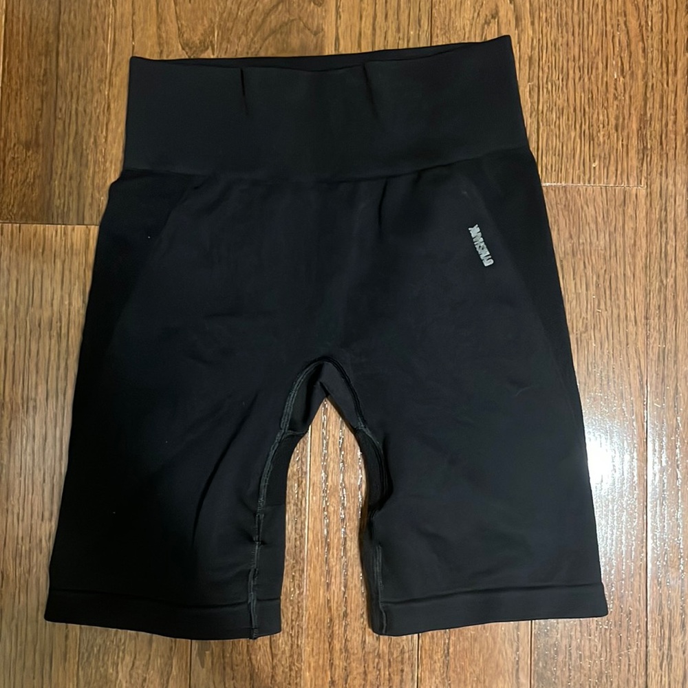 Gymshark black biker shorts